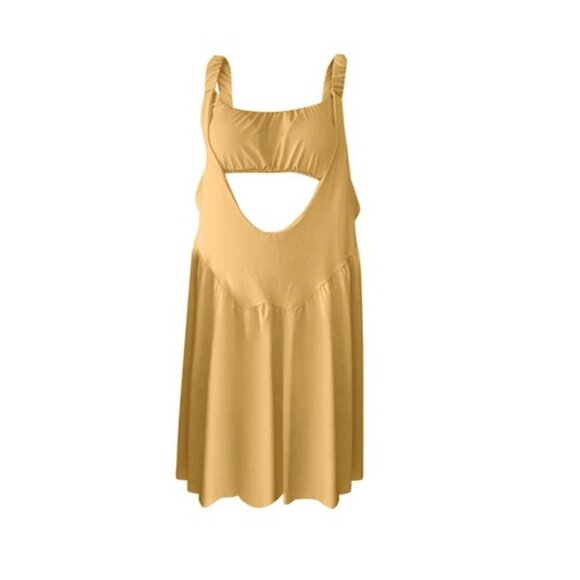 New -Tennis Athletic Dress for Women Built in Bra and Shorts - 2 Piece, 2 Colors - Picture 6 of 8